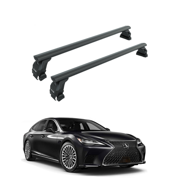 For Lexus LS 2020-2025 Roof Rack Cross Bars Normal Roof Black