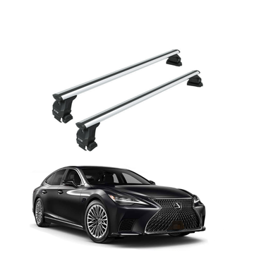 For Lexus LS 2020-2025 Roof Rack Cross Bars Normal Roof Alu Silver