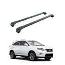 111. Kompatibel mit abschließbaren Aluminium-Dachträgern für Fahrzeuge mit Standarddach Toros Pro 1 Black-1
