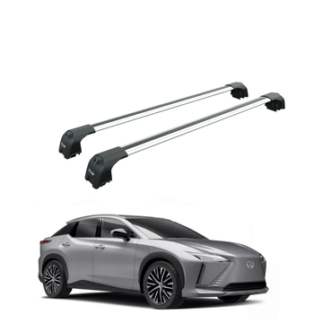 For Lexus RZ 2023-2025 Roof Rack Cross Bars Metal Bracket Flush Rail Silver