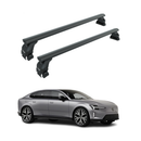 Für Volvo S90 2016- Up Dachträger Querstange Metallhalterung Normales Dach Alu Silber-1