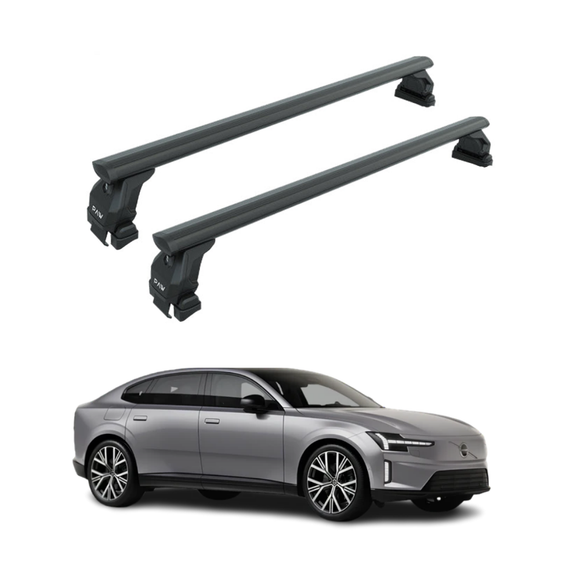 Für Volvo S90 2016- Up Dachträger Querstange Metallhalterung Normales Dach Alu Silber