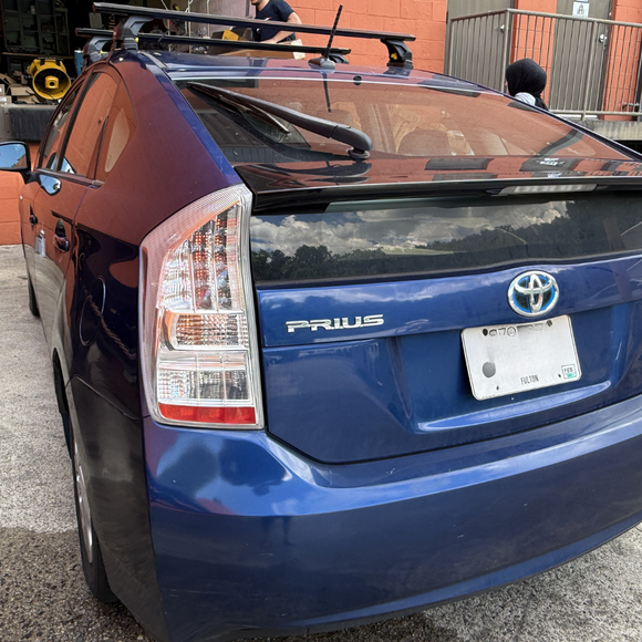 Für Toyota Prius 2004–09 Dachträger Querträger Metallhalterung Normales Dach Alu Silber