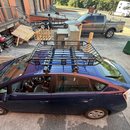 Für Toyota Prius 2004–09 Dachträger Querträger Metallhalterung Normales Dach Alu Silber-5