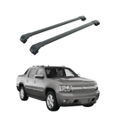 For Chevrolet Avalanche 2007-2013 Aluminum Roof Rack Cross Bars Gear Bars Black-1