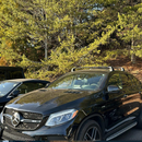 For Mercedes Benz GLC Coupe 2015-2022 Roof Rack Cross Bars Fix Point Silver-4