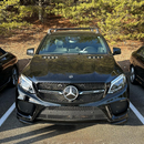 For Mercedes Benz GLC Coupe 2015-2022 Roof Rack Cross Bars Fix Point Silver-2