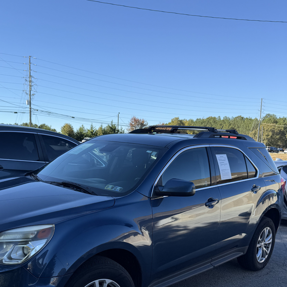 Für Chevrolet Equinox 2010-Up Dachträgersystem, Aluminium-Querstange, Metallhalterung, erhöhte Schiene, Schwarz