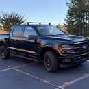 Für Ford F150 2016-Up Dachträgersystem, Aluminium-Querstange, Metallhalterung, abschließbar, Schwarz-3