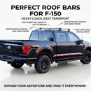 Für Ford F150 2016-Up Dachträgersystem, Aluminium-Querstange, Metallhalterung, abschließbar, Schwarz-10