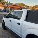 Für Ford F150 2016-Up Dachträgersystem, Aluminium-Querstange, Metallhalterung, abschließbar, Silber-6