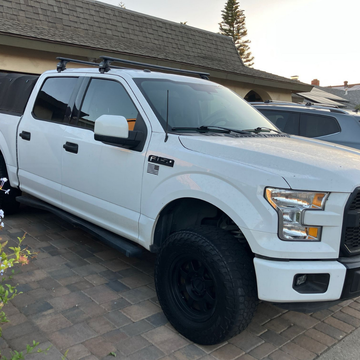 For Ford F-150 13th Gen (2015-2020) Roof Rack Cross Bars Normal Roof Silver - 0