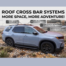 For Honda Pilot (2025-2026) Roof Rack Cross Bars Raised Rail Silver-2