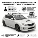 Für Subaru WRX 2018-Up Dachträger Querstange Metallhalterung Fixpunkt Alu Schwarz-3