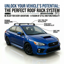 For Subaru WRX (2019-2026) Roof Rack Cross Bar Fix Point Silver-7