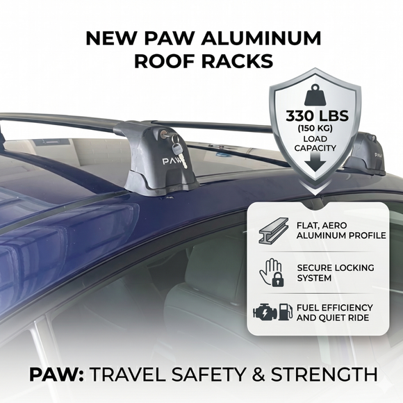 For Subaru WRX (2019-2026) Roof Rack Cross Bar Fix Point Silver
