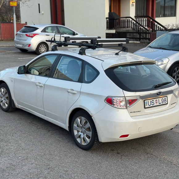 Für Subaru Impreza 2008-UP Dachträger Querstange Metallhalterung Fixpunkt Alu Schwarz