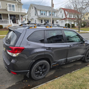 For Subaru Forester Wilderness 2025-2026 Roof Rack Cross Bars Raised Rail Silver-3
