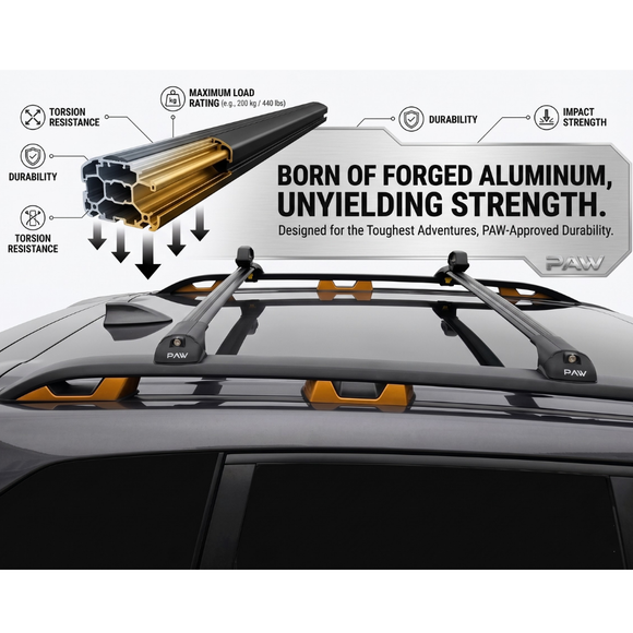 For Subaru Forester Wilderness 2025-2026 Roof Rack Cross Bars Raised Rail Silver