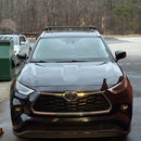 Für Toyota Highlander 2020-Up Dachträger Querträger Metallhalterung Flush Rail Alu Silber-3