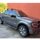 Für Ford F150 2016-Up Dachträgersystem, Aluminium-Querstange, Metallhalterung, abschließbar, Schwarz-4