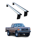 For Ford F-150 8th and 9th Gen (1987-1996) Cross Bars Roof Rack Rain Gutter Silver-1