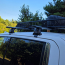 For Chevrolet Silverado 1500 3Gen (2014-2019) Roof Rack Cross Bars Normal Roof Silver-6