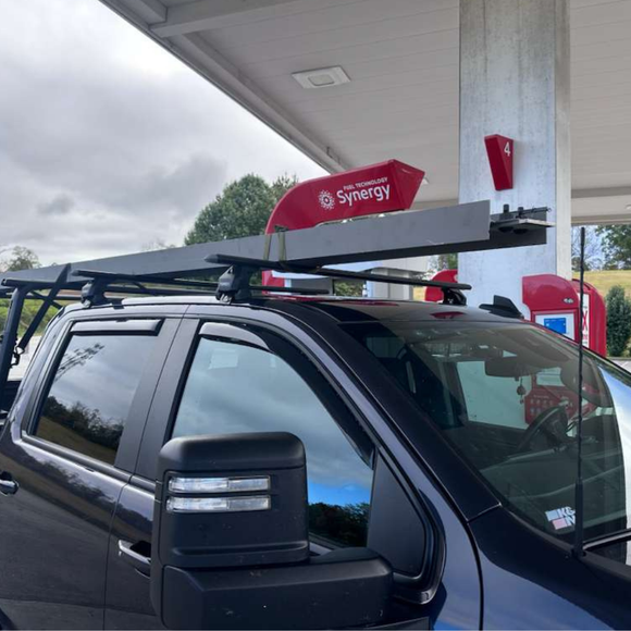 For Chevrolet Silverado 2500 4Gen (2020-2026) Roof Rack Cross Bars Normal Roof Black