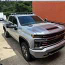 For Chevrolet Silverado 3500 4Gen (2020-2026) Roof Rack Cross Bars Normal Roof Black-3
