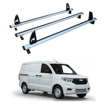 For Chevrolet N400 (2019-2025) Ladder Roof Racks Cross Bars Carrier Aluminum 3 Qty