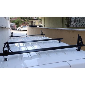 For Chevrolet N400 (2019-2025) Ladder Roof Racks Cross Bars Carrier Aluminum 3 Qty - 0