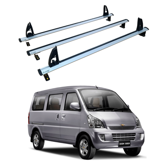 For Chevrolet N300 (2012-2020) Ladder Roof Racks Cross Bars Carrier Aluminum 3 Qty