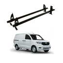 For Chevrolet N400 (2019-2025) Ladder Roof Racks Cross Bars Carrier Aluminum Black 2 Qty-1