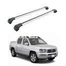 For Honda Ridgeline 2006-2014 Roof Rack Cross Bars Raised Rail Silver-1