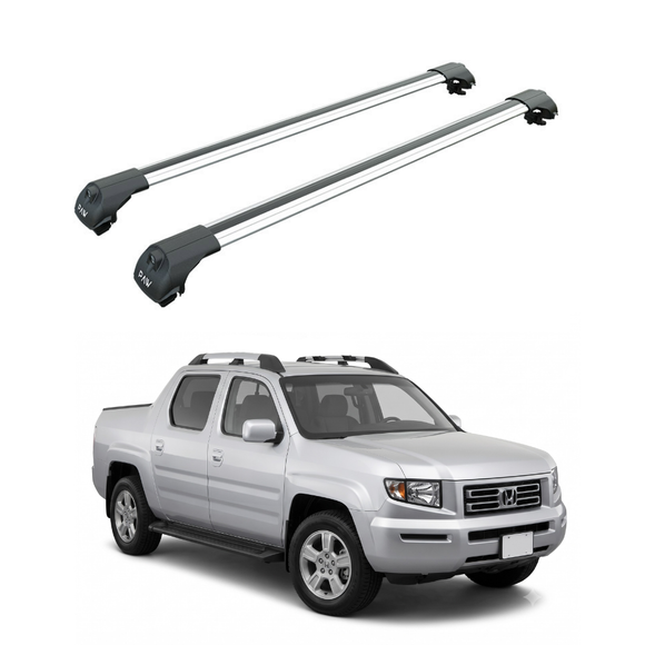 For Honda Ridgeline 2006-2014 Roof Rack Cross Bars Raised Rail Silver