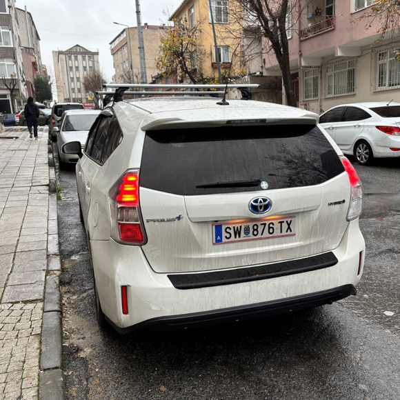 Für Toyota Prius 2009-12 Dachträger Querträger Metallhalterung Normales Dach Alu Silber