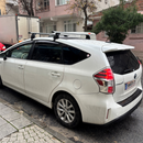 Für Toyota Prius 2009-12 Dachträger Querträger Metallhalterung Normales Dach Alu Silber-3