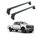 For Ford F250 (2017-Up) Roof Rack Cross Bars Fits Naked Roof w/Hidden Fixing Points Black-1
