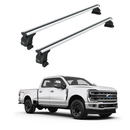 For Ford F350 (2017-Up) Roof Rack Cross Bars Fits Naked Roof w/Hidden Fixing Points Silver-1