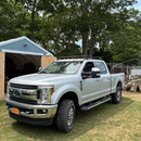 For Ford F250 (2017-Up) Roof Rack Cross Bars Fits Naked Roof w/Hidden Fixing Points Silver-2