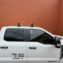 For Ford F350 (2017-Up) Roof Rack Cross Bars Fits Naked Roof w/Hidden Fixing Points Black-5