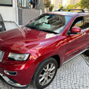 Für Jeep Grand Cherokee WK2 2011–2020 Dachträgersystem, Aluminium-Querstange, Metallhalterung, abschließbar, Silber-3