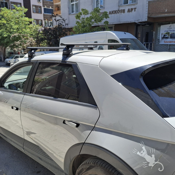 For Hyundai ioniq 5 2022-2024 Roof Rack Cross Bars Normal Roof Silver - 0