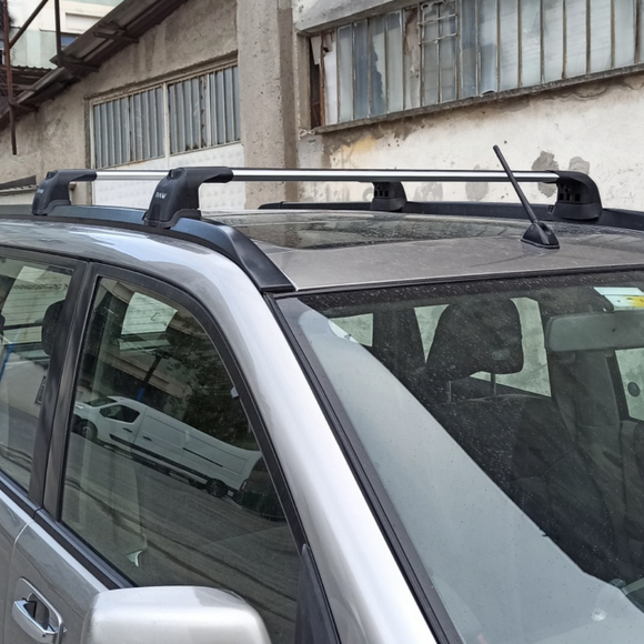 For Nissan X-Trail T31 (2007-2014) Roof Rack Cross Bars Flush Rail Silver