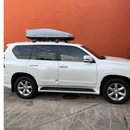 Für Lexus GX460 2010–2020 Dachträgersystem, Aluminium-Querstange, Metallhalterung, abschließbar, Silber-3