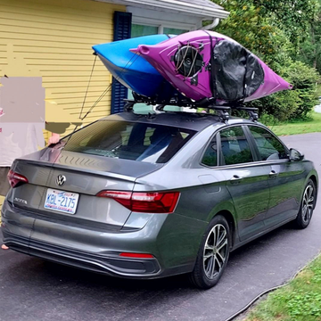 For Volkswagen Jetta (MK7) 2019-2026 Roof Rack Cross Bar Normal Roof Black - 0