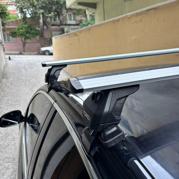 For Volkswagen Jetta (MK5) 2005-2011 Roof Rack Cross Bar Normal Roof Black