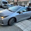 Für Toyota Corolla 2013–18 Dachträger, Querträger, Metallhalterung, normales Dach, Alu, Silber-2