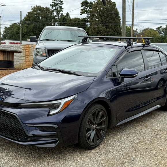 For Toyota Corolla Sedan Gen12 (2018-2026) Roof Rack Cross Bars Normal Roof Black