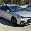 For Toyota Corolla Sedan Gen12 (2018-2026) Roof Rack Cross Bars Normal Roof Black-12